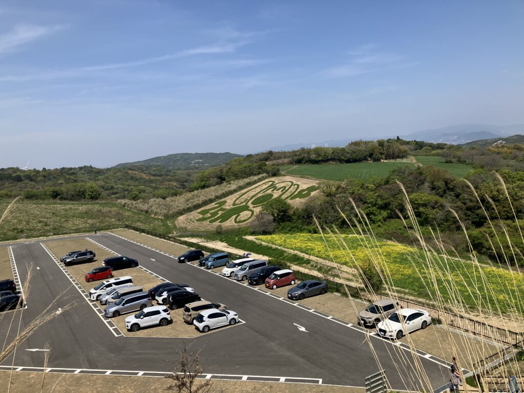 あわじ花さじき 駐車場